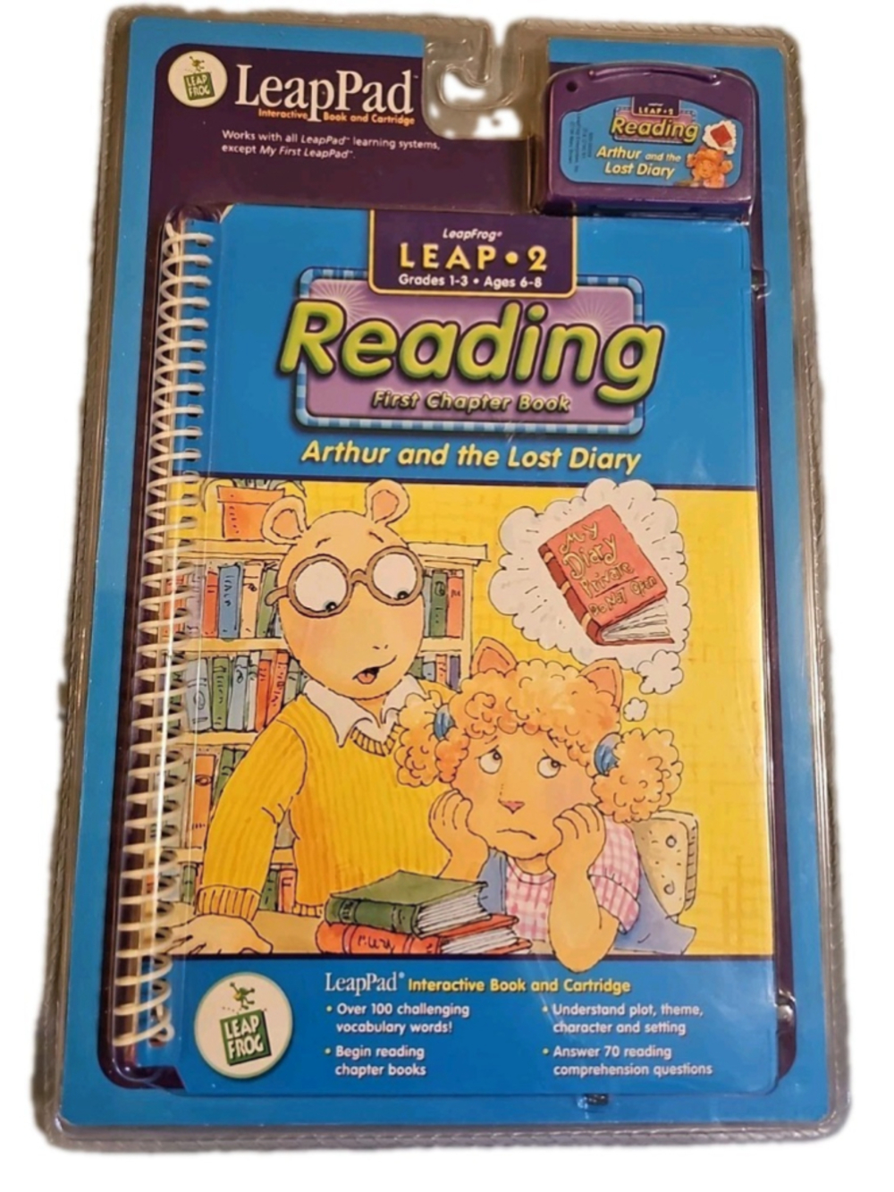 Arthur and the Lost Diary Leap Pad Leap 2 Reading Grades 1-3 Ages 6-8 New Sealed